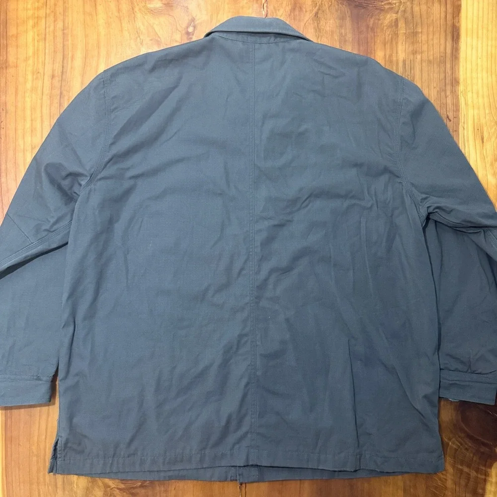 Carhartt Jacket Mens 2XL XXL Ripstop Chore Flannel Lined Snap 104146 Coat S3-11